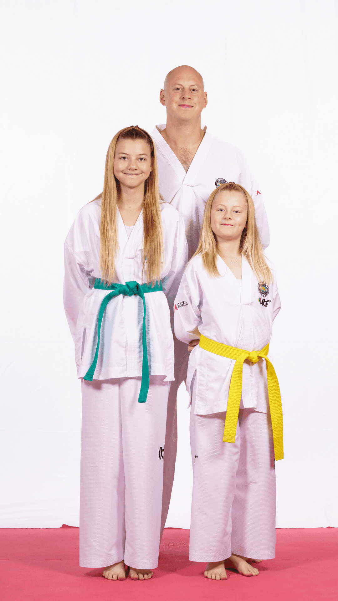 Family Taekwon-Do training at Apex